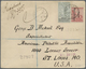 Br Betschuanaland: 1885, 1 Sh Green And 1 P Red On Registered Cover Cancelled Circle "VRV BURG" To St. - 1885-1964 Protectoraat Van Bechuanaland