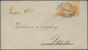 Br Bolivien: 1886, 10 C Orange Pair With Left Stamp Bisected And Right Stamp Complete On Cover From Pot - Bolivie