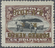 O Bolivien: 1930, Zeppelin 1 B. With Inverted Metallic Glittering Overprint, Slight Cancelled, Fine, S - Bolivie