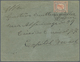 Br Brasilien: 1891/1892, Allegory 100r. Blue/red With INVERTED CENTRE, Single Franking On Cover From "R - Autres & Non Classés