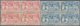 **/* Brasilien: 1906, Pan-American Congress, 100r. And 200r., Blocks Of Four, Fresh Colours, Well Perfora - Andere & Zonder Classificatie