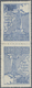 ** Brasilien: 1934, Cardinal Pacelli's Visit, 700r. Blue, Tête-bêche Pair, Fresh Colour, Unmounted Mint - Other & Unclassified