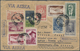 Br Brasilien: 1957, Decorative Registered Cover With Air Mail From Sao Paulo To CSR - Andere & Zonder Classificatie