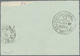 GA Brasilien - Ganzsachen: 1884, Stationery Letter Card 100 R Blue On Greenish Uprated 100 R Grey-viole - Entiers Postaux