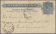 GA Britische Südafrika-Gesellschaft: 1899, 1 Penny Coat Of Arms "Rhodesia" Stat. Postcard (min. Stains) - Ohne Zuordnung