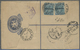 GA Britische Südafrika-Gesellschaft: 1909, 4 Pence Registered Envelope Uprated With 2 X 2 1/2 P. Blue ( - Non Classés