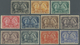 * Canada: 1897, Jubilee Issue ½c. Black To 50c. Ultramarine Simplified Set Of 11 Different Values, Min - Andere & Zonder Classificatie