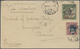 Br Chile: 1910, 5 On 12 C And 10 Cts. On 1 P Mixed Franking On Cover From Valparaiso Hds. "Via Andes" T - Chile