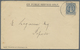 Br Cook-Inseln: 1908. Official Mail Envelope (vertical Crease) Headed 'On Public Service Only' Addresse - Cookeilanden