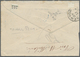 Br Costa Rica: 1882 Cover (trimmed 3.5 Cm At Left) To Paris Bearing 1863 2r. Red With Blue "cross" Canc - Costa Rica