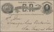 GA Costa Rica: 1883, 2 Ct Black Fernandez Postal Stationery Card With Clear Double Cirle Dater ALAJUELA - Costa Rica