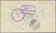 GA Costa Rica: 1905. Registered Costa Rica Postal Stationery Envelope 10c Bistre Cancelled By Concentri - Costa Rica