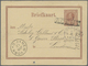 GA Curacao: 1879, Boxed 7 1/2 CENT On 15 C Red-brown Postal Stationery Card, Sent From CURACAO, 5.6.188 - Niederländische Antillen, Curaçao, Aruba