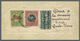 Br Ecuador: 1923, Baltazar Garcia 8 C. Yellow-green With Surcharge „red Plane” And Additonal Franking T - Equateur