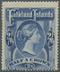 * Falklandinseln: 1898, QV 2s6d. Deep Blue Wmkd. Crown CC, Mint Hinged And Signed Diena, SG. £ 275 - Falklandeilanden