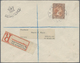 Br Falklandinseln: 1900, 9 D QV Salmon On Registered Letter Cancelled FALKLAND ISLANDS 2 JU 00 Transpor - Falkland