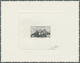 (*) Fezzan: 1946, 2fr. Fort De Sebha, Epreuve D'artiste In Black On White Paper, With Signature Cortot. - Lettres & Documents