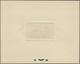 (*) Fezzan: 1946, 10fr. Mosque And Fortress Of Mourzouk, Four Epreuve In Black, Brown, Purple And Orange - Lettres & Documents