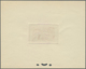 (*) Fezzan: 1946, 50fr. Map/Camel Horseman, Four Epreuve In Bue, Orange-red, Dark Green And Purple. Maur - Lettres & Documents