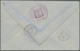 Br Fezzan: 1949, Definitives Pictorials/Officers, 1fr. To 50fr., Complete Set Of Eleven Values On Two R - Covers & Documents