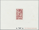 (*) Fezzan: 1950. Lot With One Composite Epreuve D'atelier With Two Stamps For The Complete Charity Set - Lettres & Documents