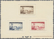 (*) Fezzan: 1951, Definitives "Agriculture", Complete Set, Four Epreuve Collective (one Piece Slightly C - Lettres & Documents