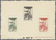 Delcampe - (*) Fezzan: 1951, Definitives "Agriculture", Complete Set, Four Epreuve Collective (one Piece Slightly C - Covers & Documents