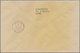 Br Fezzan: 1951, Airmails, 100fr. And 200fr. Without Perfin Each As Bloc Of 4 On Lettre. Rare - Brieven En Documenten