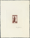 (*) Fezzan: 1951, Charity Issue, Both Values As Epreuve D'artiste In Reddish Brown, With Signatures Cott - Brieven En Documenten