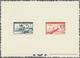 (*) Fezzan: 1951. Lot With One Composite Epreuve D'atelier For The Complete Air Mail Set Showing "Oasis" - Lettres & Documents