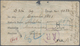 Br Fiji-Inseln: 1900. Registered And Advice Of Receipt Printed Envelope (faults) Addressed To Fiji Bear - Fiji (...-1970)