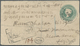 Br Fiji-Inseln: 1903. Registered Postat Stationery Envelope 'half Anna' Green Upgraded With India SG 85 - Fidji (...-1970)