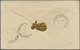 Br Fiji-Inseln: 1916. Envelope Addressed To France Bearing SG 126, 1/2 D Green And SG 127, 1d Carmine ( - Fidji (...-1970)