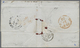Br Französisch-Guyana: 1852. Stampless Envelope (tears) Written From Cayenne Cancelled By Oval ‘Poste A - Lettres & Documents