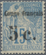 * Französisch-Kongo: 1891, „Congo Francaise 5 C." In Black On 15 C Unused Without Gum, Fine. Michel 40 - Lettres & Documents