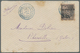 Br Französisch-Kongo: 1894. Envelope To Gabon Bearing Yvert 4, 5 On 25c Black/rose Tied By Brazza Ville - Lettres & Documents