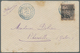 Br Französisch-Kongo: 1894. Envelope To Gabon Bearing Yvert 4, 5 On 25c Black/rose Tied By Brazza Ville - Brieven En Documenten