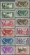 Delcampe - * Französisch-Ozeanien: 1945, 39 Different Stamps Issued 1922/34/41, All With Manual Violet Victory-im - Autres & Non Classés