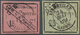 O Gabun: 1889, 15c. Black On Pink 'Gabon Congo' With Overprint 'GAB In 6 Points' And 25c. Black On Gre - Other & Unclassified