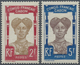 * Gabun: 1910, Definitives "Pictorials", 2fr. And 5fr. "Bantu Woman", Mint O.g. With Hinge Remnants (5 - Autres & Non Classés