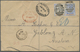 GA Goldküste: 1897. Registered Postal Stationery Envelope 2d Blue (toning, Creases) Upgraded With SG 14 - Côte D'Or (...-1957)