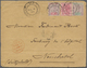 Br Goldküste: 1898. Envelope (small Tears At Top, Not Affecting The Adhesives) Addressed To Switzerland - Goudkust (...-1957)