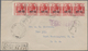 Br Grenada: 1917, 1 D With "WAR TAX" Imprint In Nice Strip Of Six On Registered Letter Sent From G.P.O. - Grenada (...-1974)