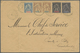 Br Guadeloupe: 1899. Envelope Addressed To The 'Chef De Service, Pointe-a-Pitre' Bearing Yvert 27, 1c B - Lettres & Documents