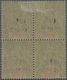 **/* Guadeloupe: 1903. Inverted "G Et D / 40" Overprints On 1fr In A Block Of 4. Two Stamps Mint, Two Sta - Brieven En Documenten