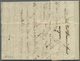 Br Haiti: 1803, Folded Letter From LE CAP Sent With French Seapost And "POSTE MARITIME BORDEAUX" To Bor - Haïti