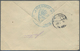 Br Haiti: 1895, 1 Cent, 2 Cent And 7 Cent Letter With Three Colour Franking From PORT AU PRINCE JAN 7 W - Haïti