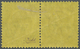 * Jamaica: 1916, KGV 3d. Purple/lemon With Opt. 'WAR STAMP.' Horiz. Pair With 'S' In 'STAMP' Omitted O - Jamaique (1962-...)