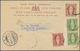 GA Jungferninseln / Virgin Islands: 1901, 1 D Statinonery Card With Additional Franking Of 1 D And Vert - Britse Maagdeneilanden