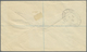 Br Kaiman-Inseln / Cayman Islands: 1946. Registered Envelope Addressed To London Bearing SG 127, 1½d Bl - Kaaiman Eilanden